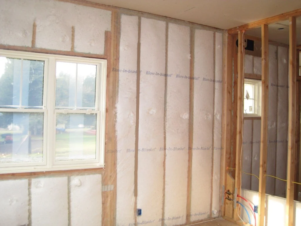 They chose blown in wall insulation.