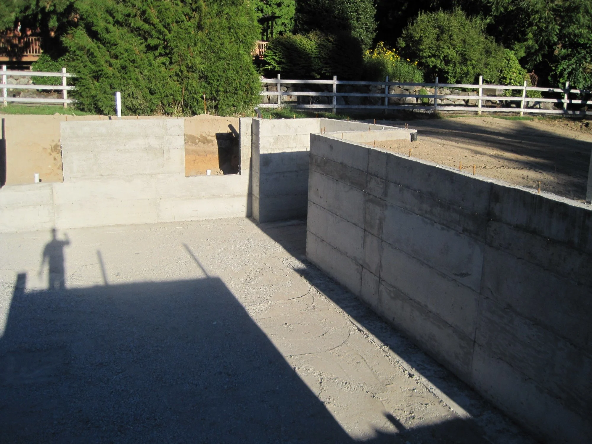 Rather than a regular crawl space, they decided to go a bit deeper and create a habitable basement for the grandkids to have sleepovers in.