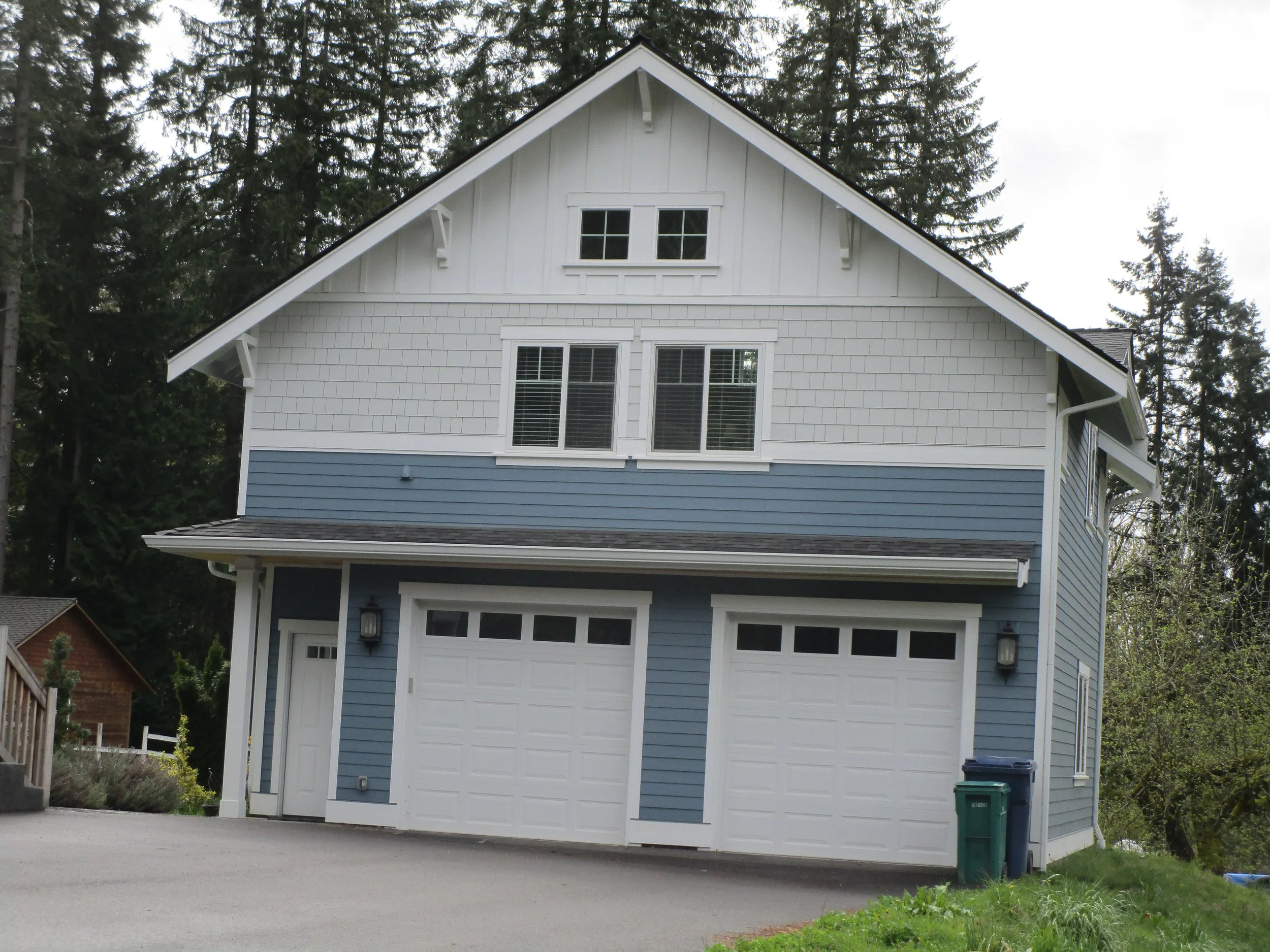 DADU over the detached garage.