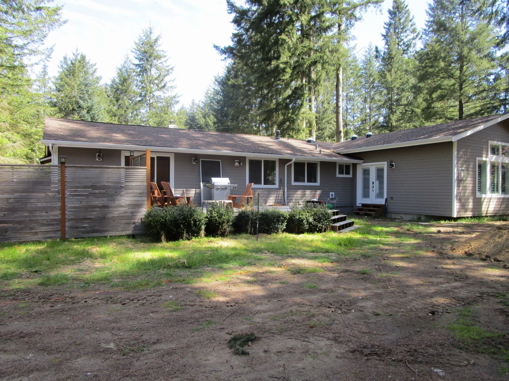 Existing house before work starts.