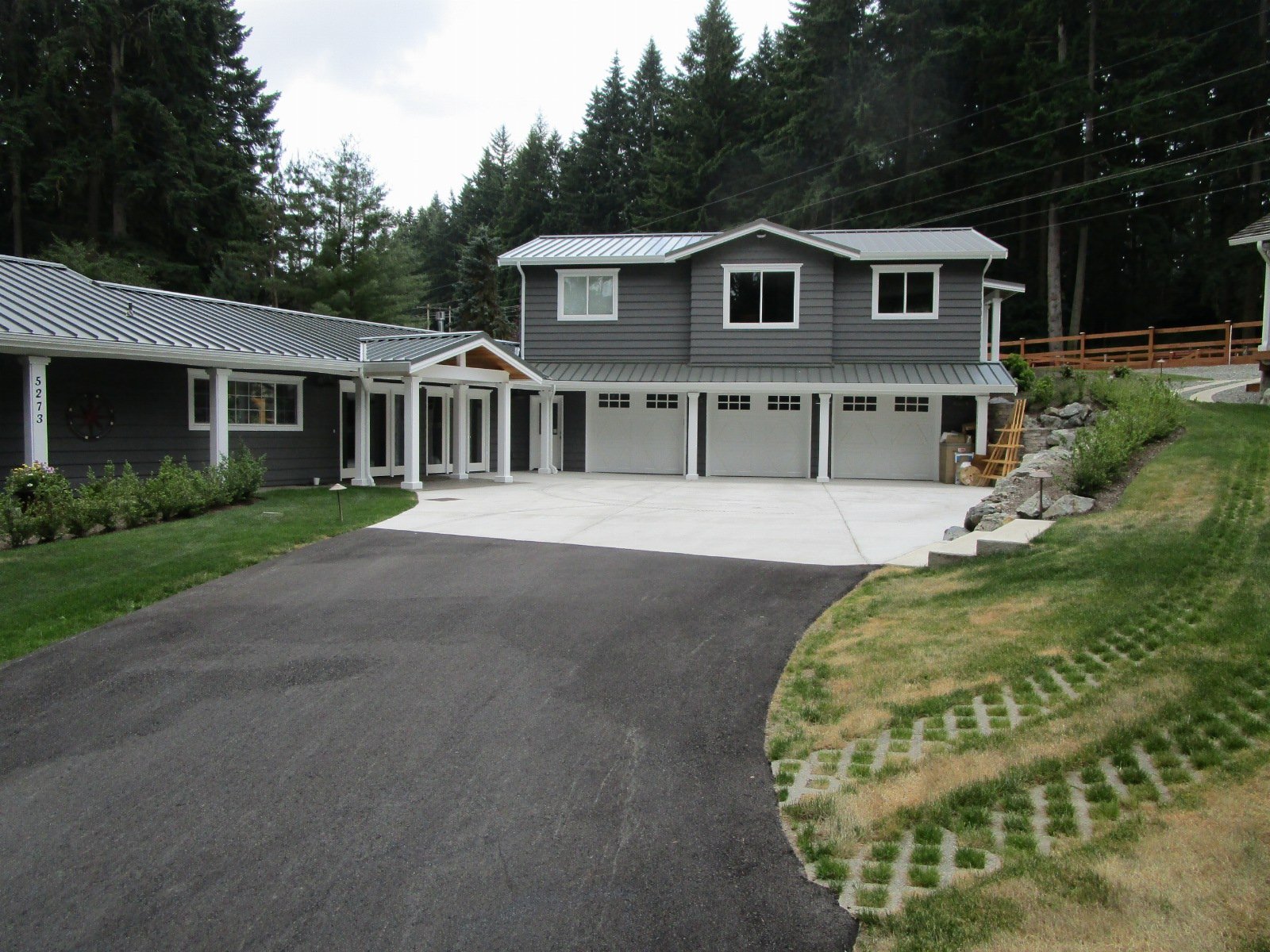 Finished Addition of ADU over new Garage.