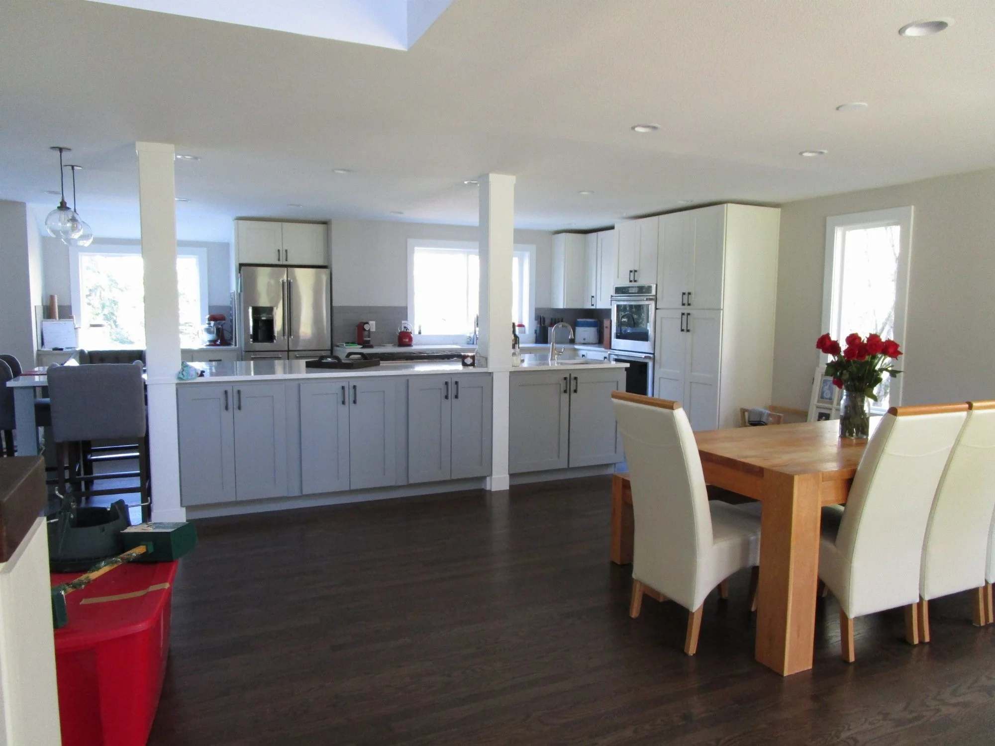 Finished conversion to an open Great Room