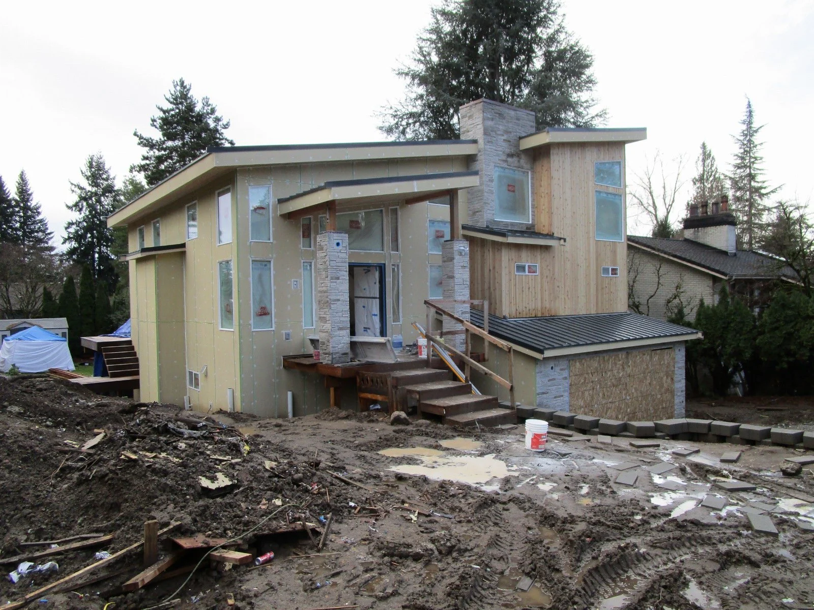 3/4 view from the East.