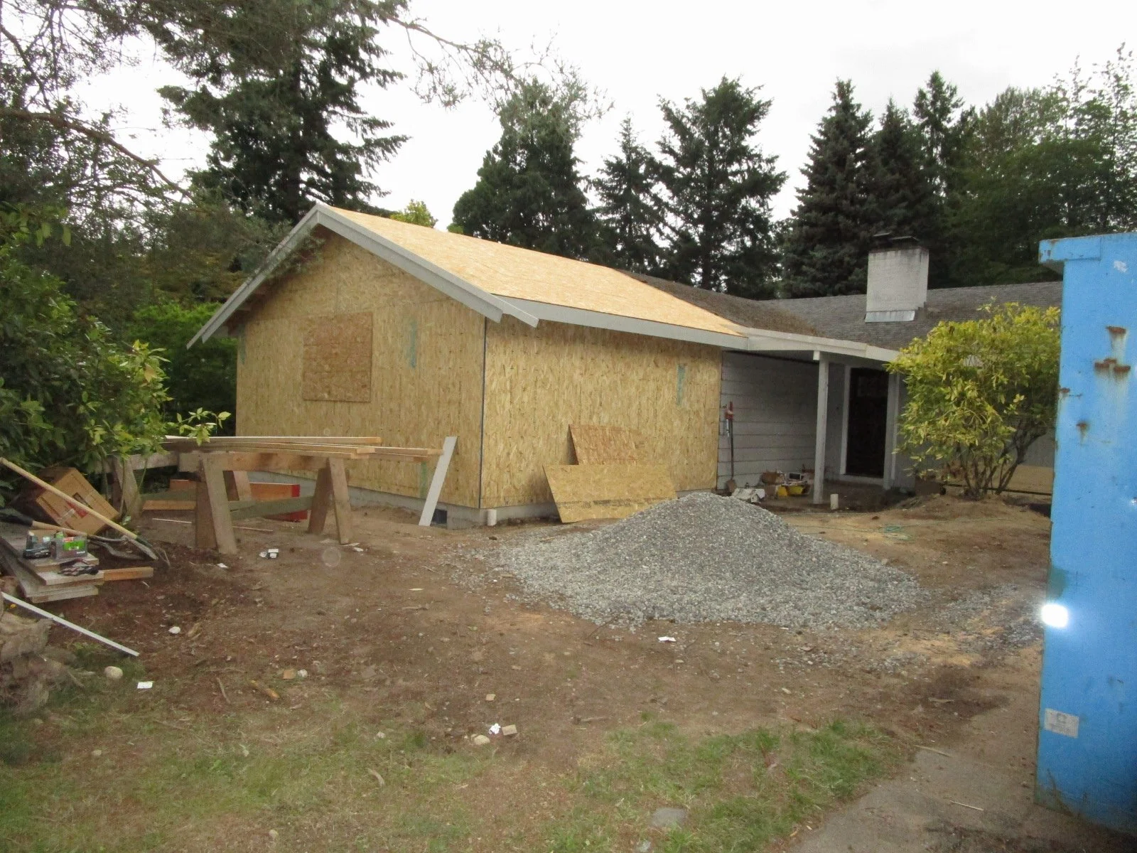 Front Addition framed.