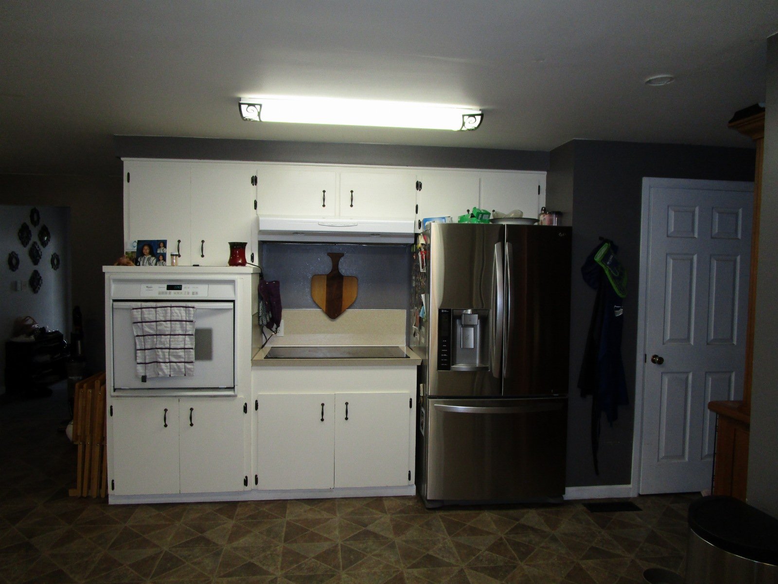 These walls, and others, will all come out to create the Great Room.