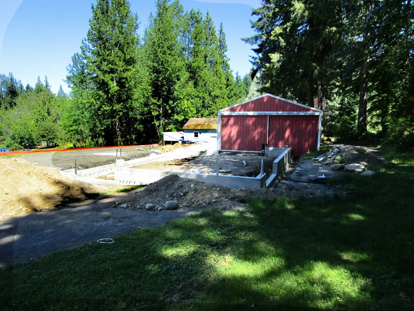 New foundation in place.