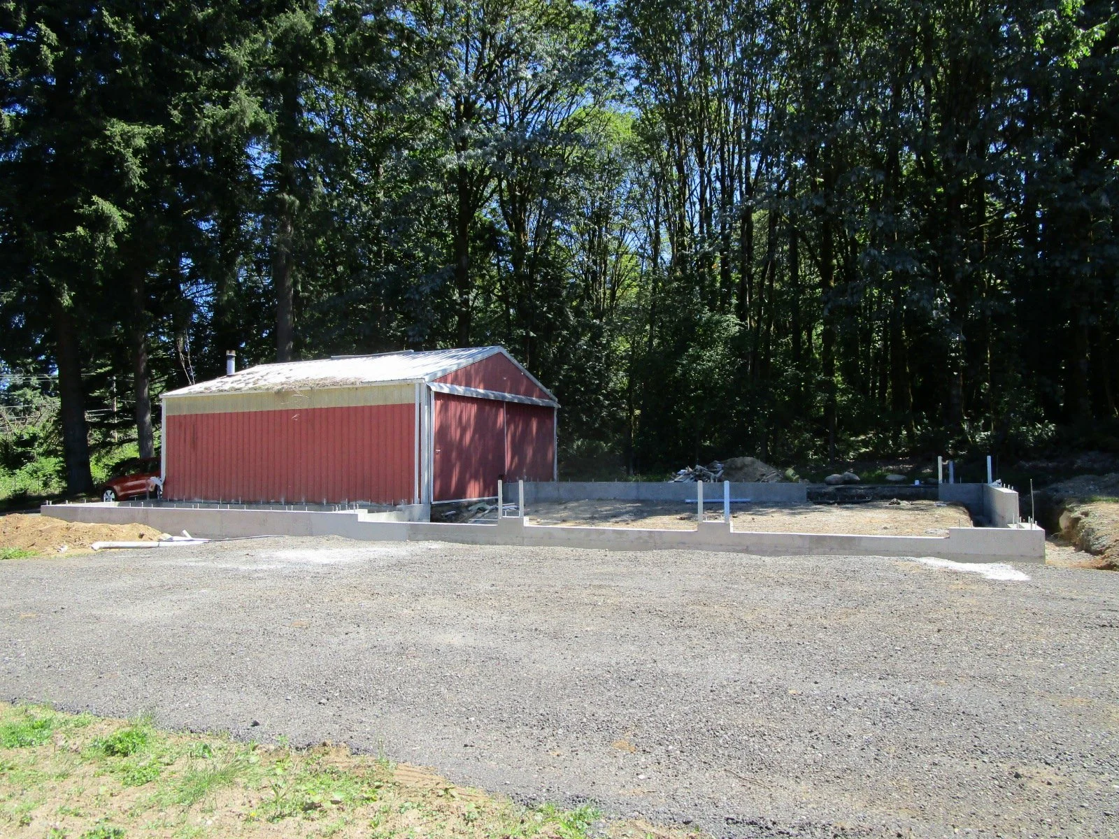 Foundation in place.