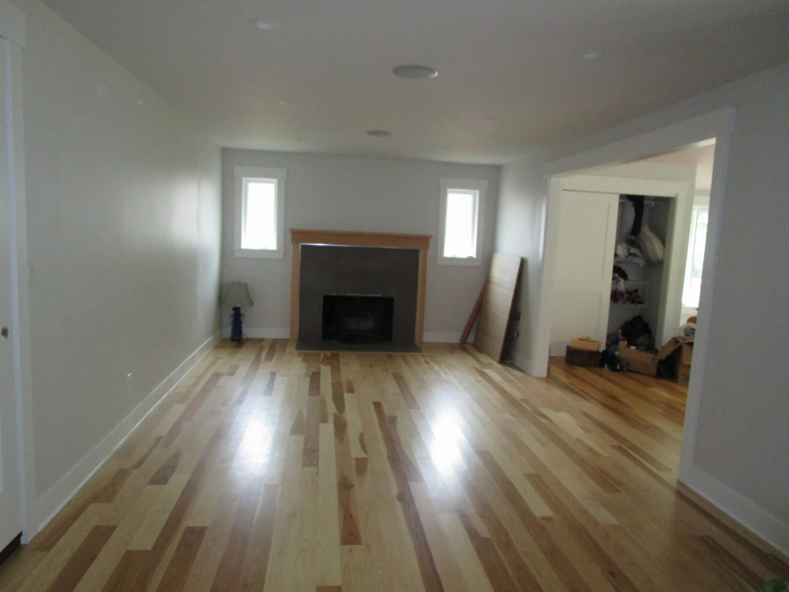 And a couple weeks later, mostly in...