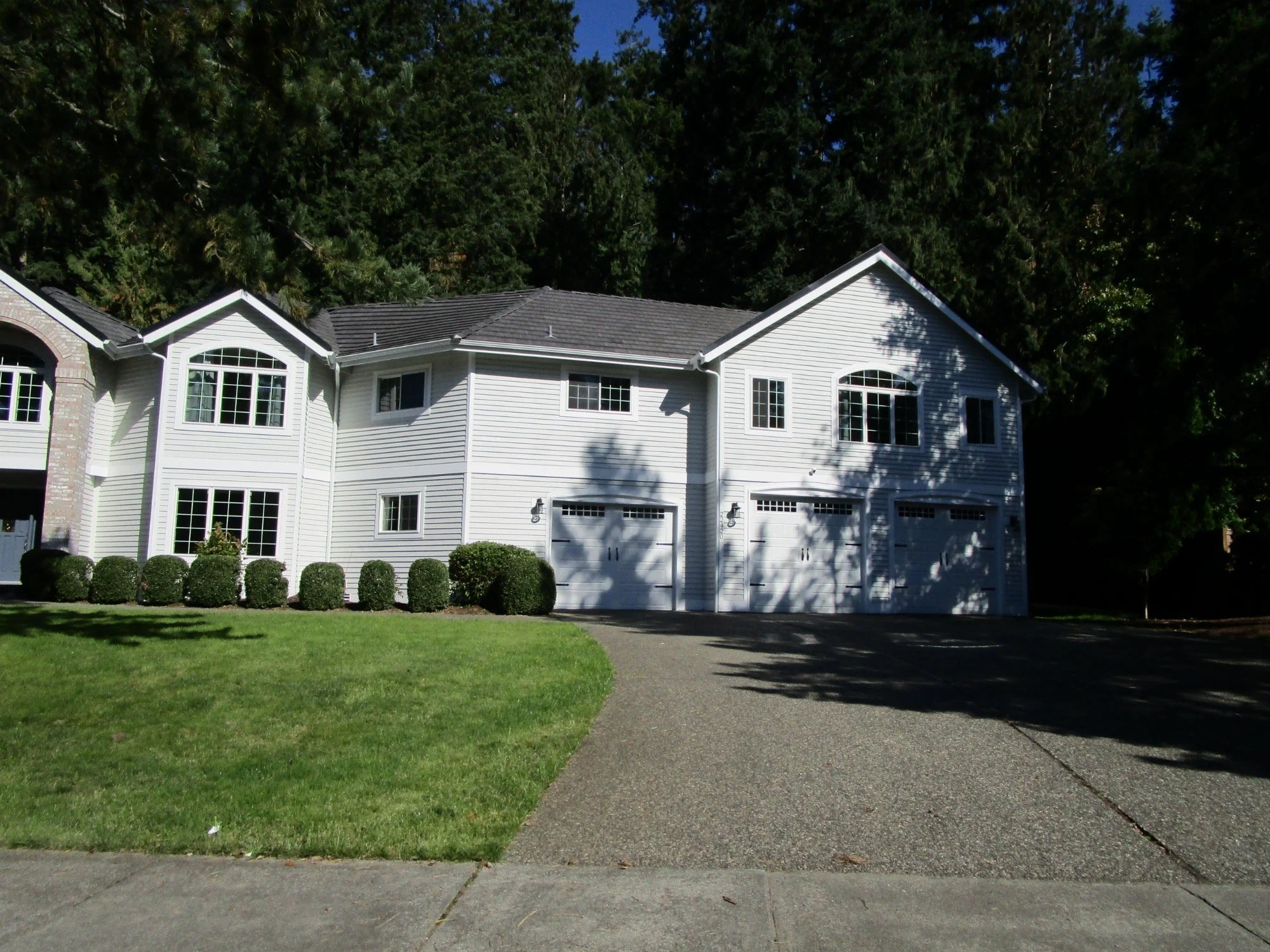 Second floor addition over existing garage finished.