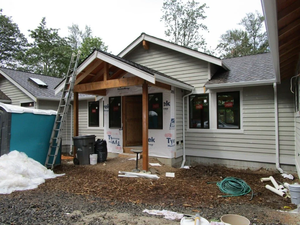 Front Entry taking shape.