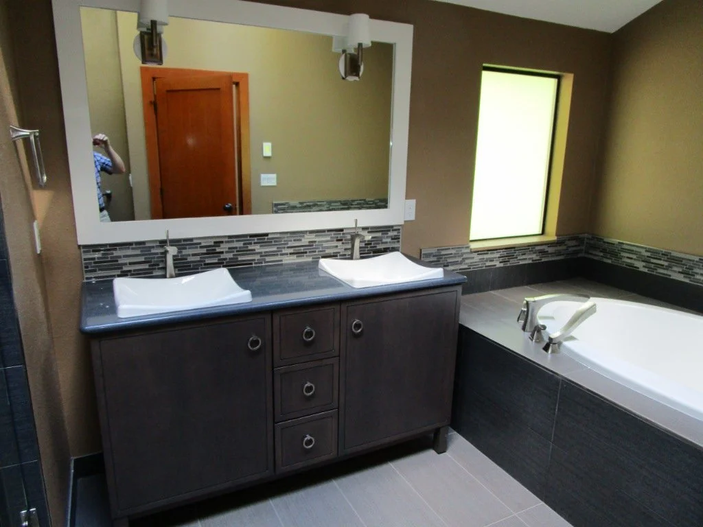 There was an interior designer picking finishes on this job.