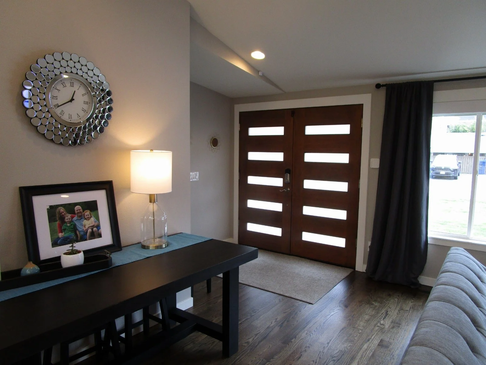 New entry doors are in.