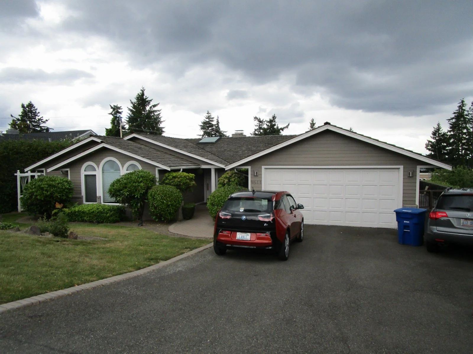 The existing house, prior to any work.
