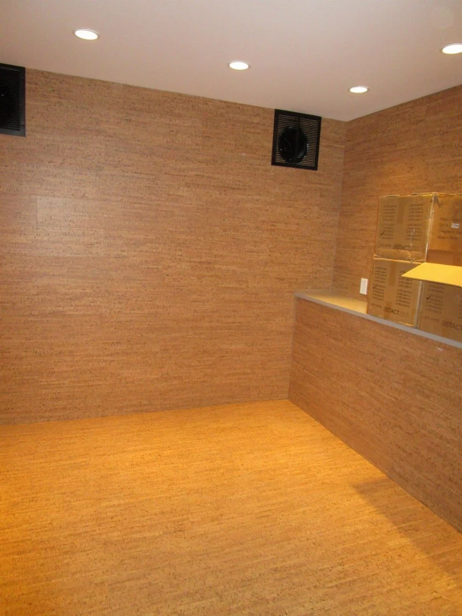 The bigger wine vault in the basement.