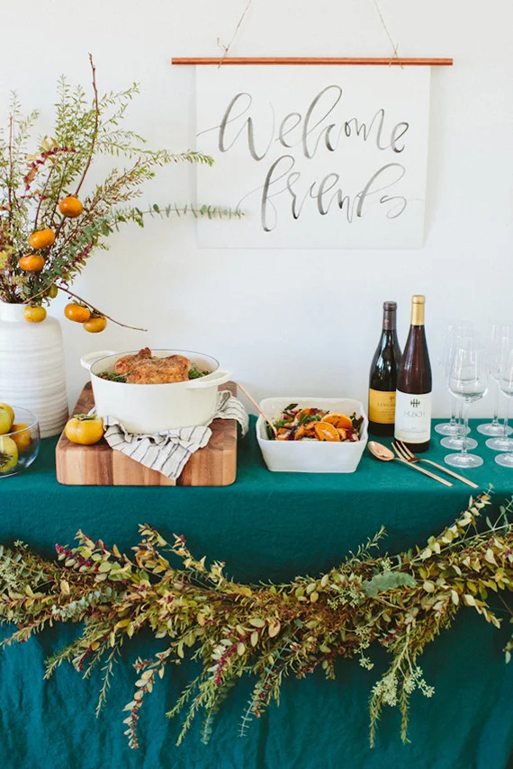 Inspriation from 100layercake and their Friendsgiving shoot with Crate & Barrel.