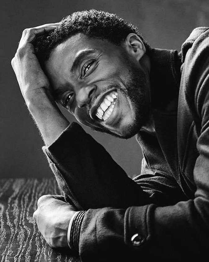 Heartbroken. Honored to have been here to see his God given gifts. Grateful he shared them with us. What a light he was...💔🕊 #chadwickboseman #king
