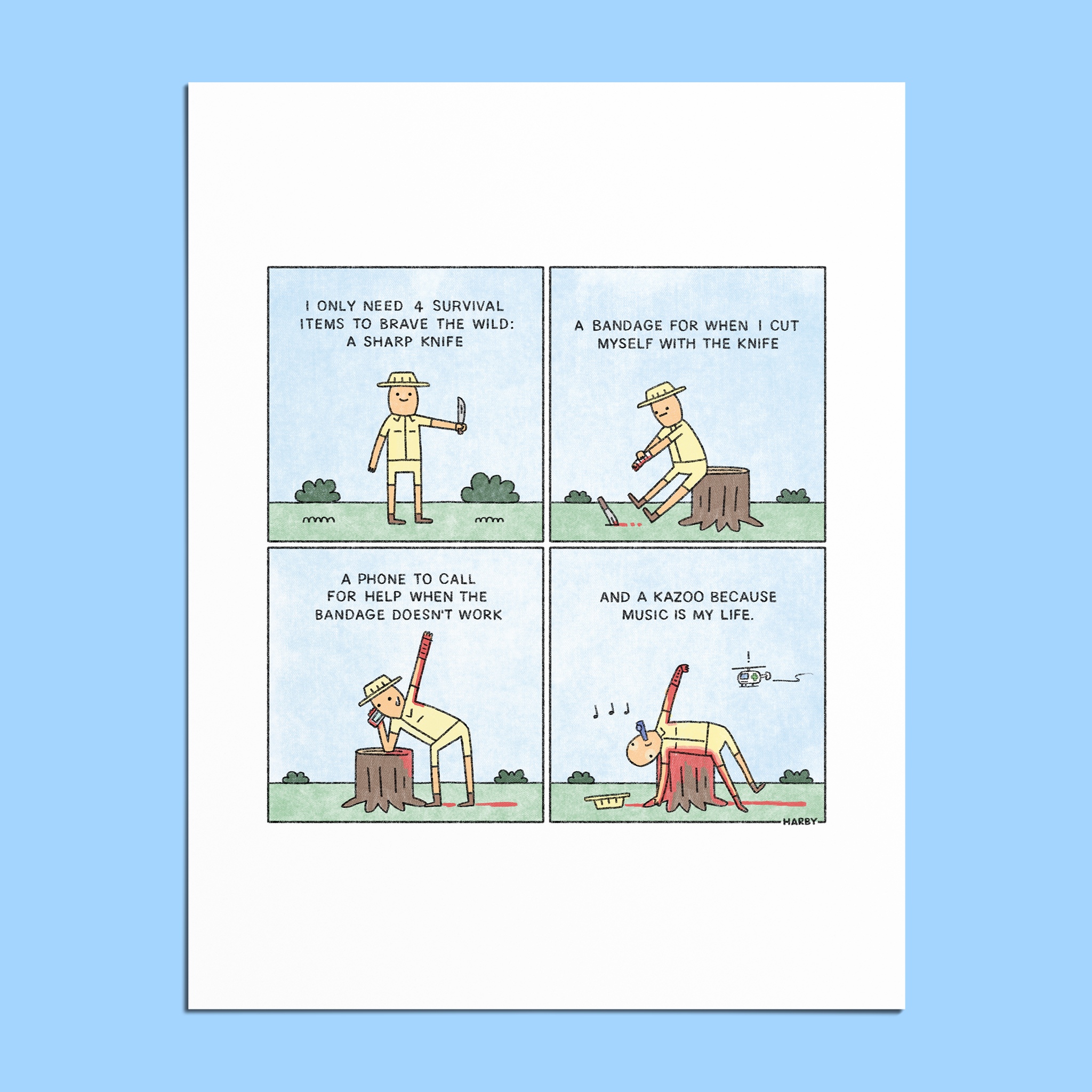Survival Items (Digital Print)