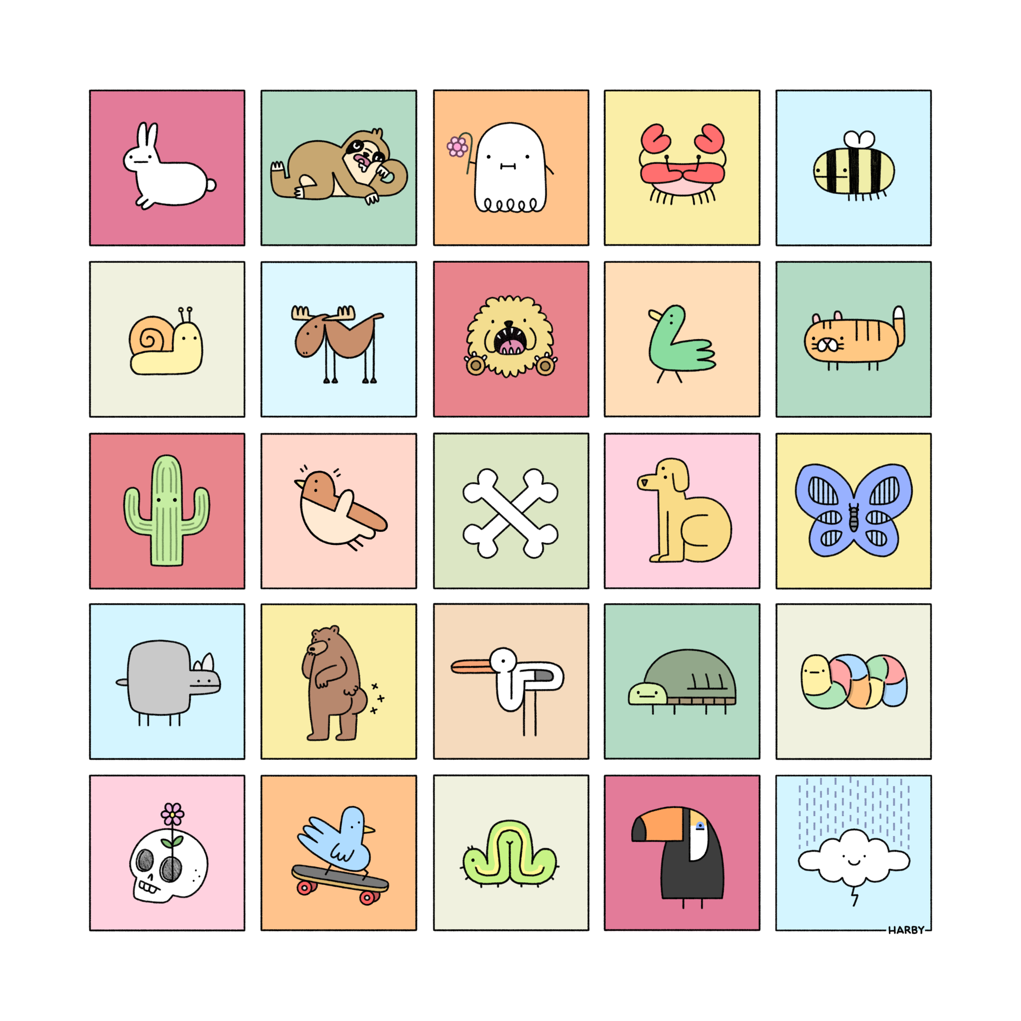 Simple Nature Icons, Artwork