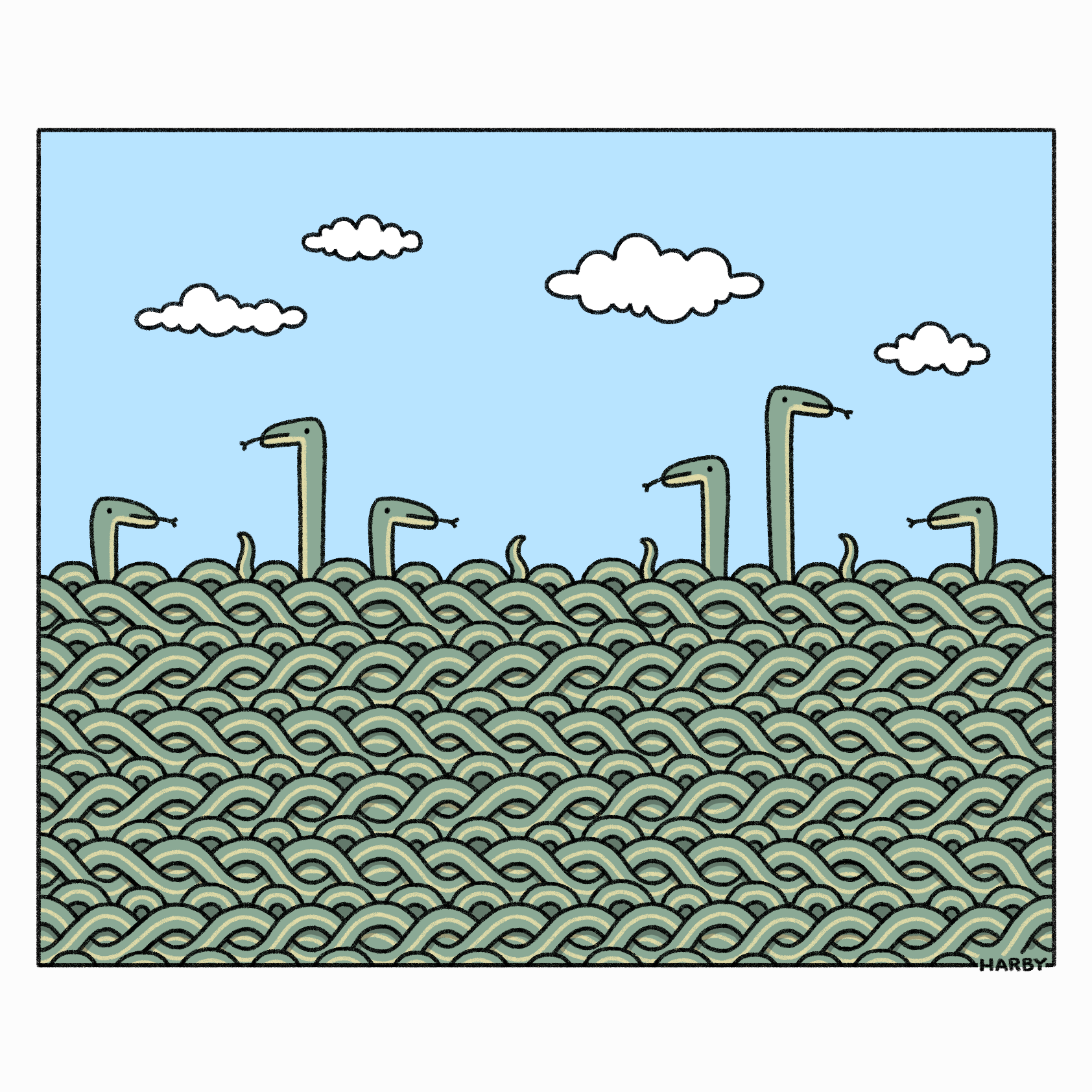 Narcisse Snake Dens, Artwork