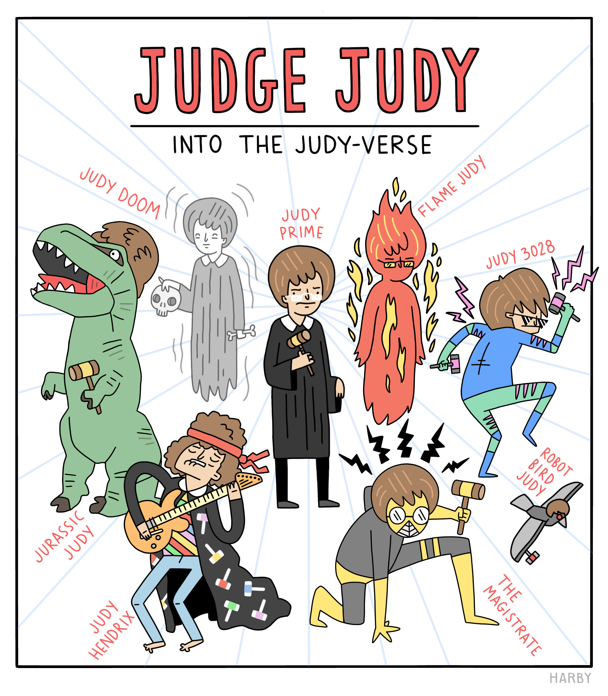 Into the Judy-verse, Artwork