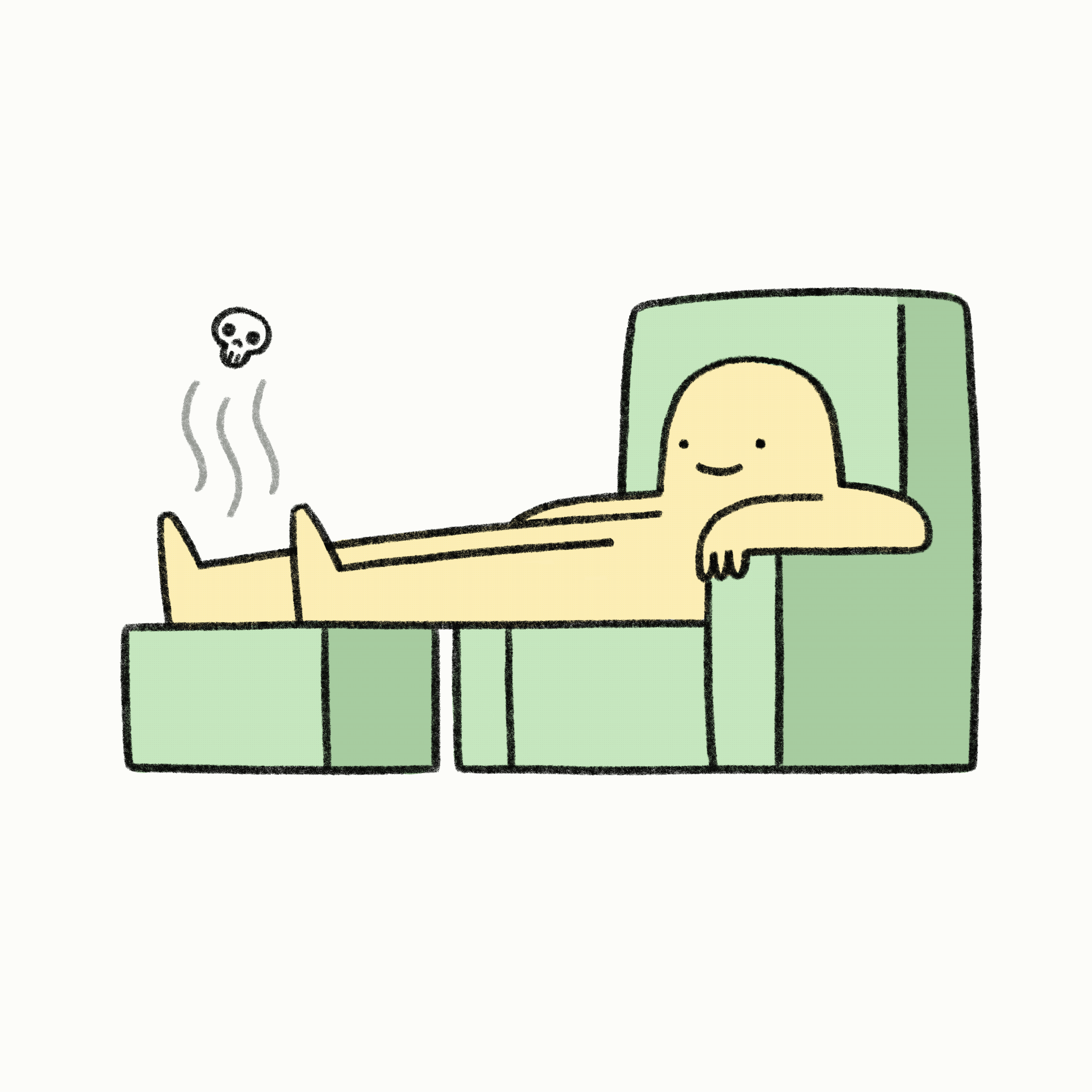 Putting Up My Feet, Animated