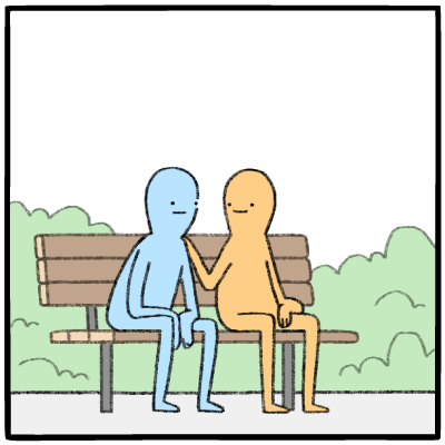"I'm blue"