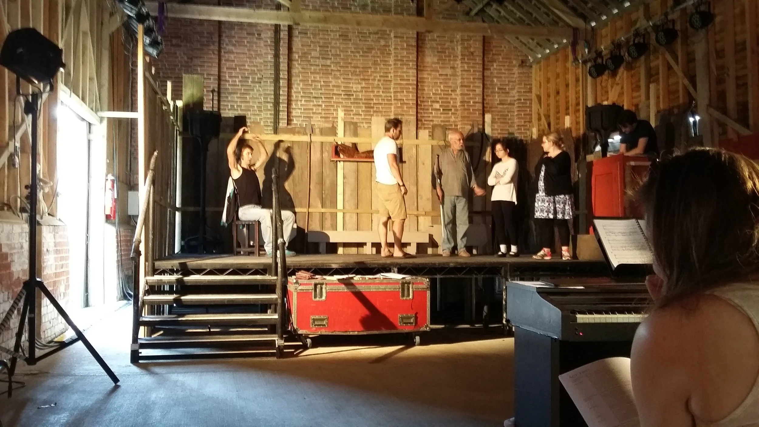 The same singers with Jan Koene (Director)