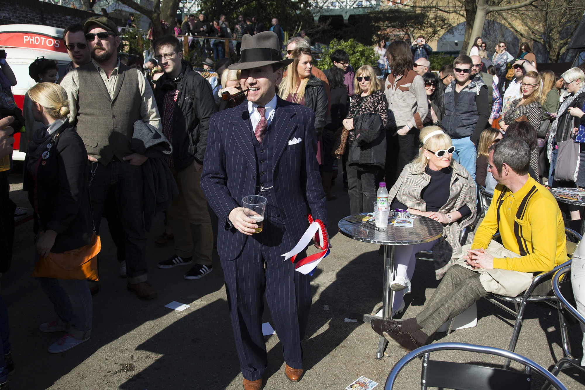 Lovers of all things vintage at the Classic Car Boot Sale.