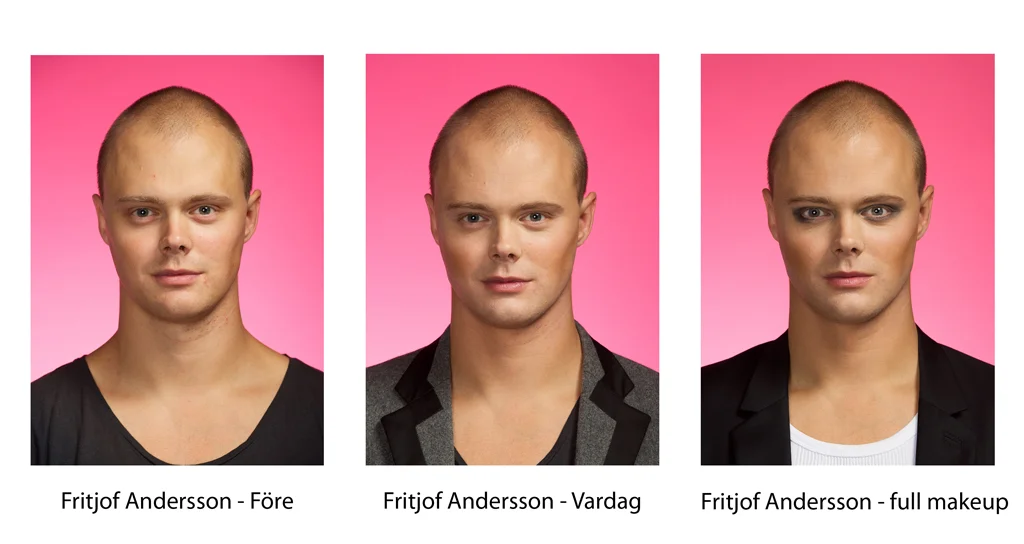 Att sminka Fritjof Andersson