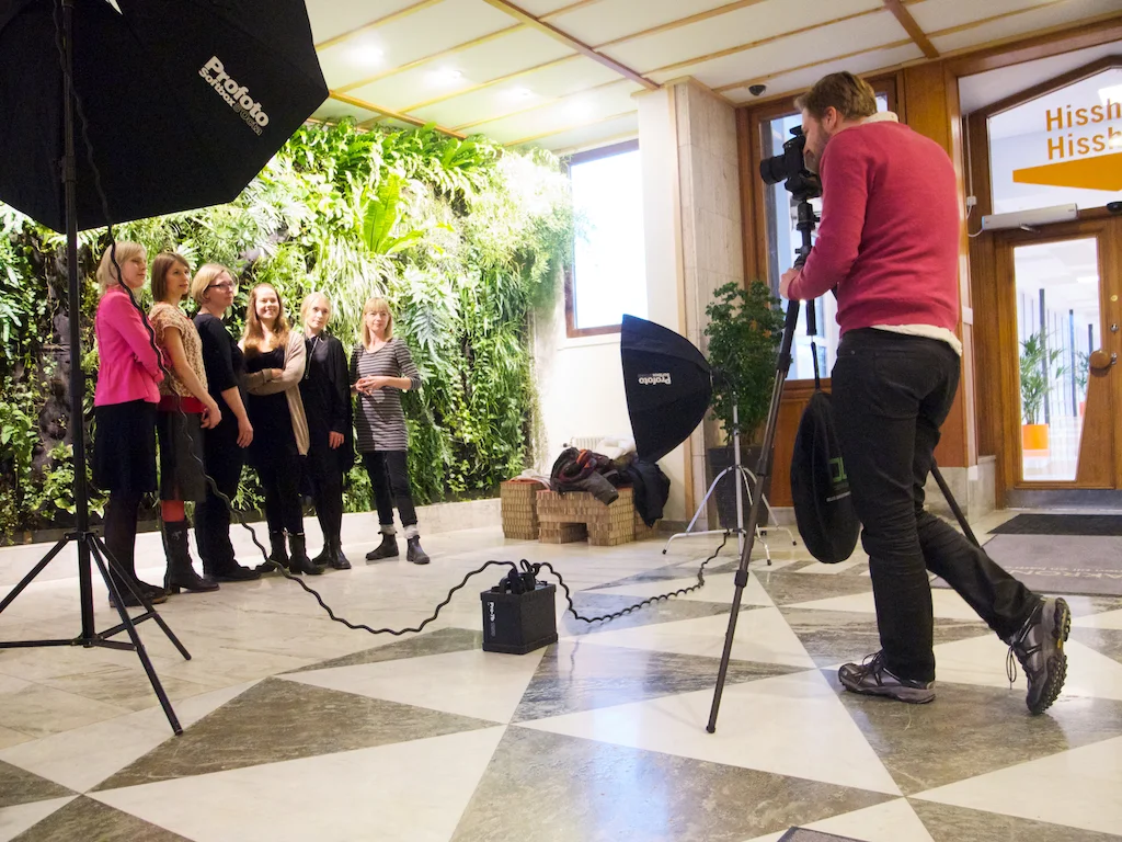 BTS porträttfotografering Expressiva