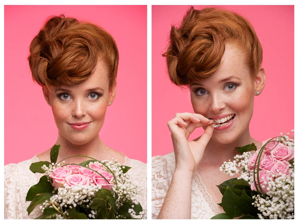 Porträtt åt "mitt budgetbröllop"