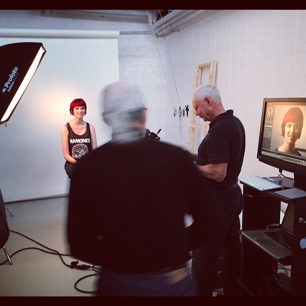 Studiokurs i fotostudion