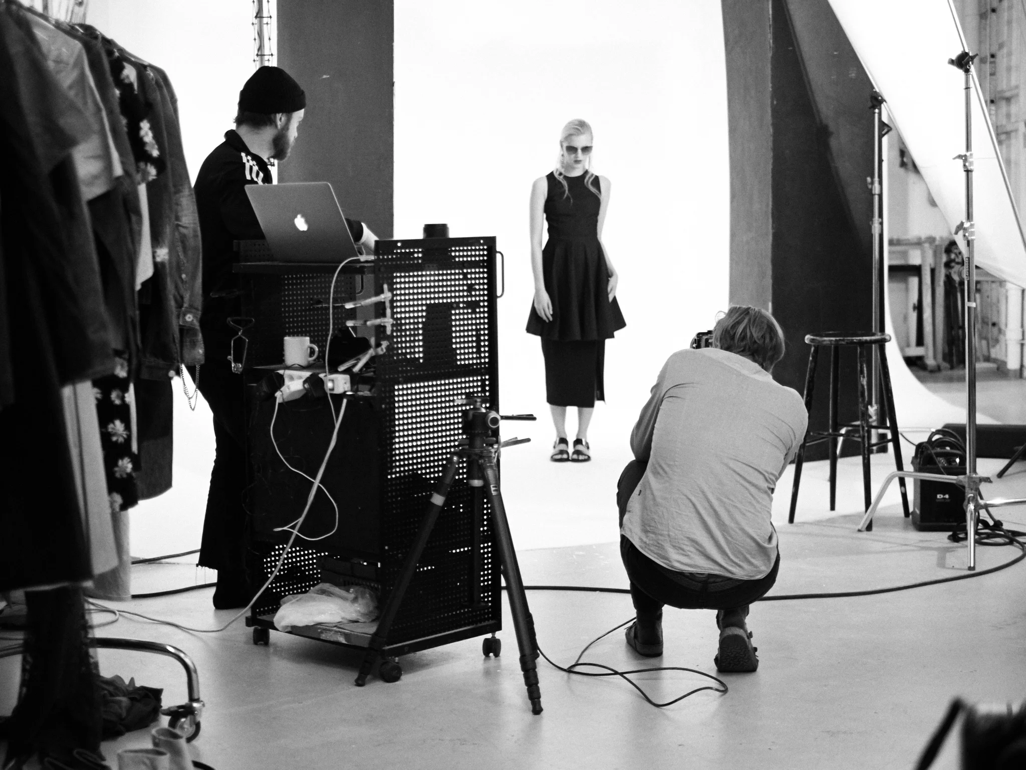 Bakom kulisserna på modereportage för nummer 2 av Daisy Beauty 2015 