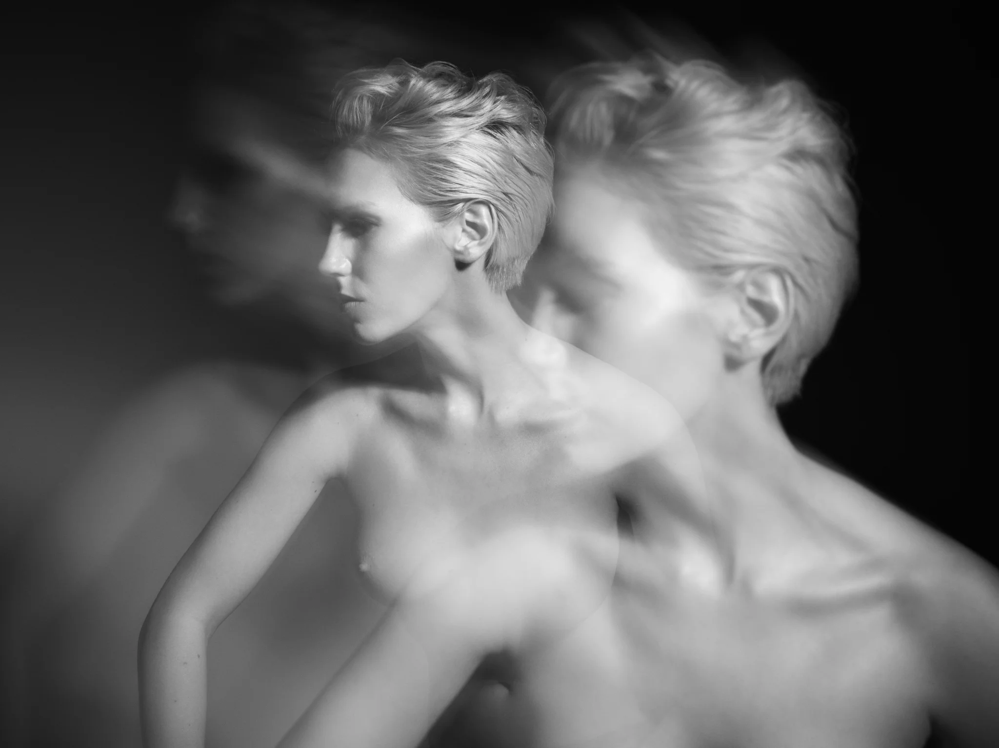 Nytt konstprojekt! Svartvita dubbelexponeringar