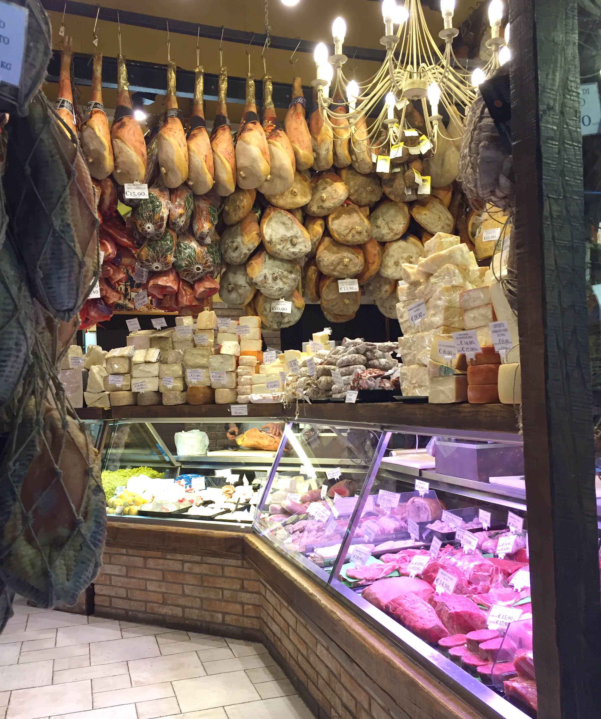 Cheese Shop in Bologna. Photo: Patricia Michelson.