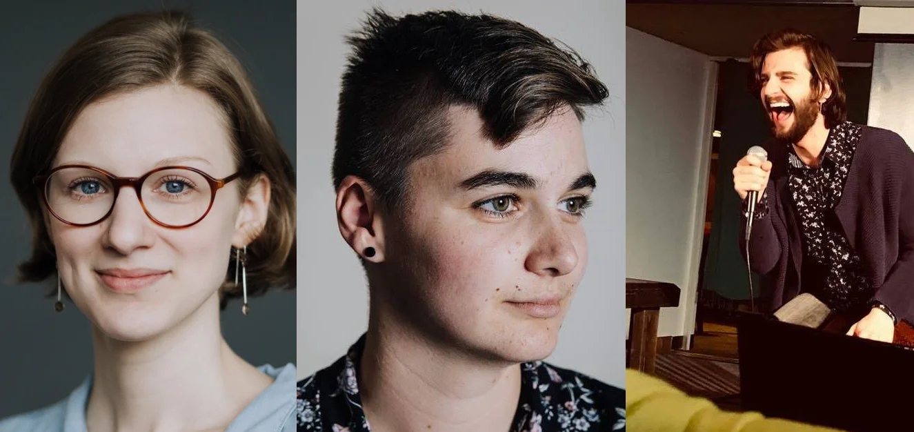 Membres fondateurs de Croûtes & Critiques : Elise Anne LaPlante Dominique Léger Xavier B. Gould