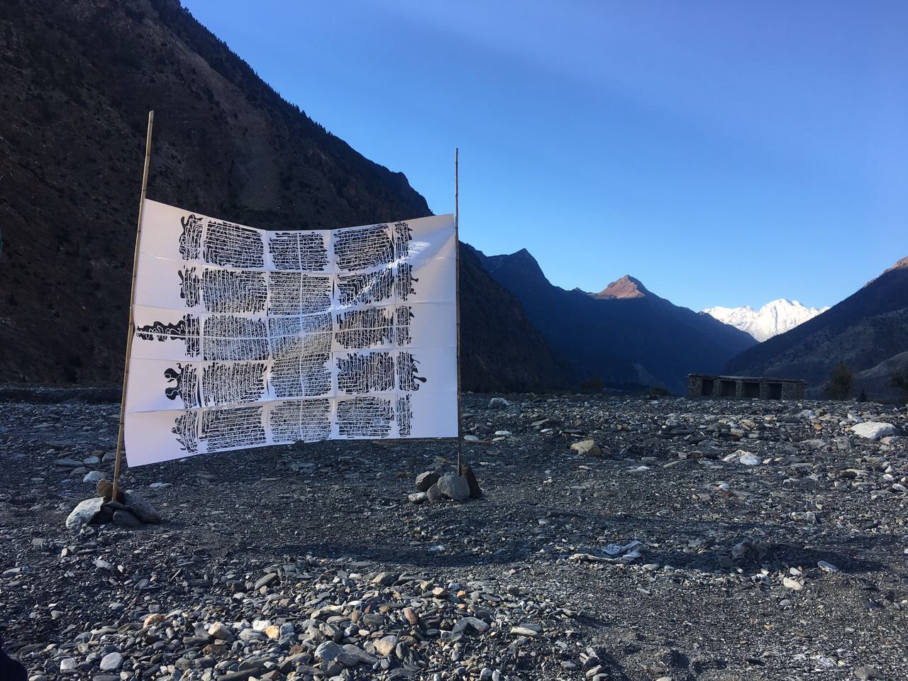 Mandala on the 28 Cycles of the Breath, Marpha, Nepal (2017)