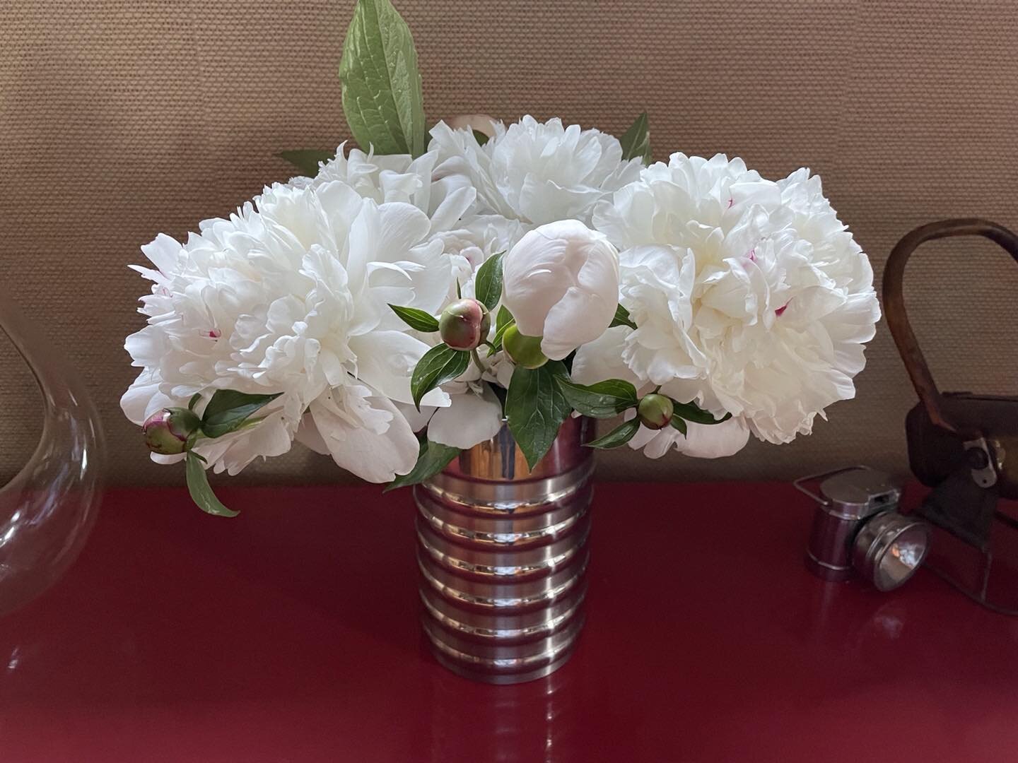 No furniture in this post ...first bouquet of Peonies ❤️from my garden.