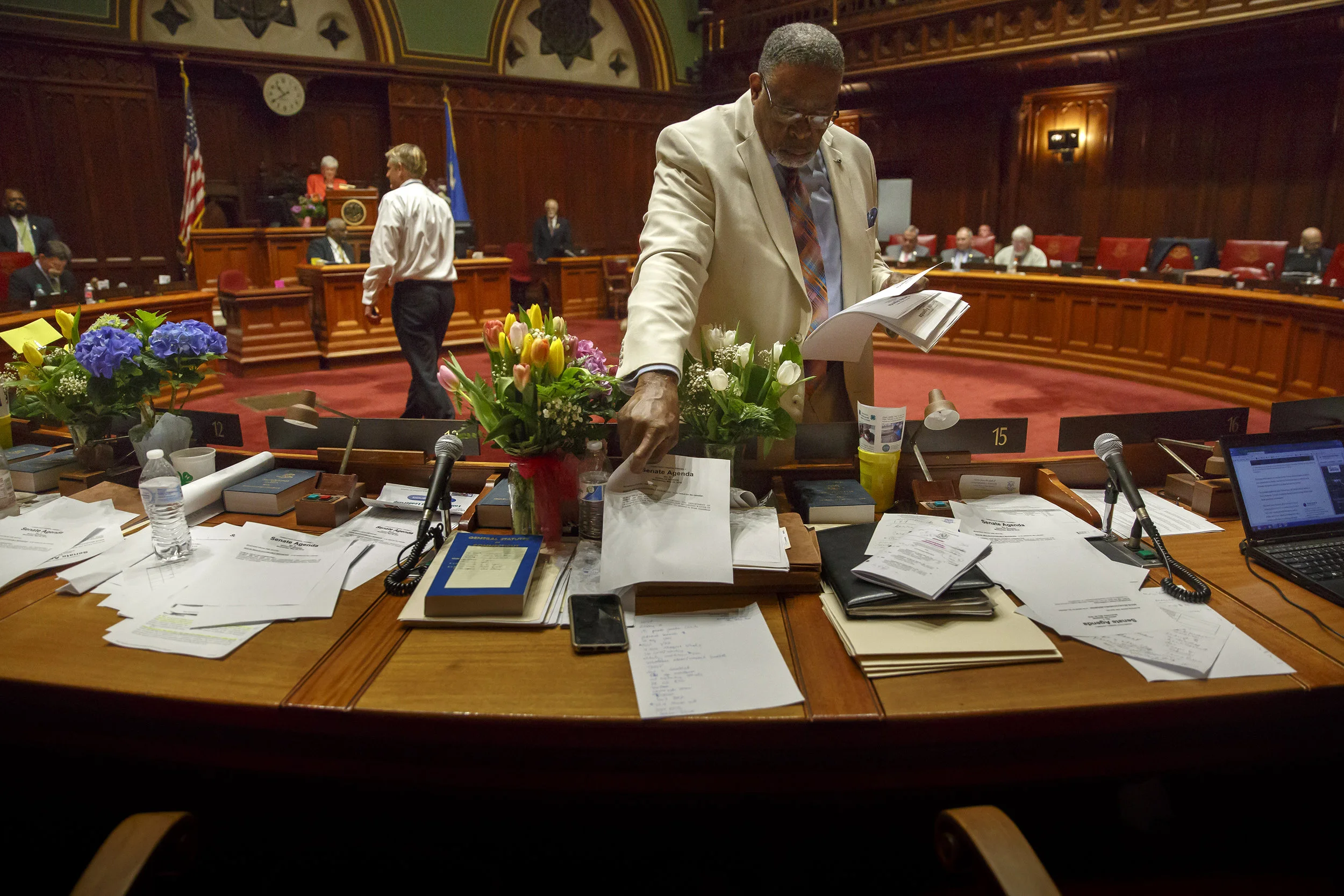 Hartford, Ct. - 05/09/2018 - Final day of the Connecticut legislative session.