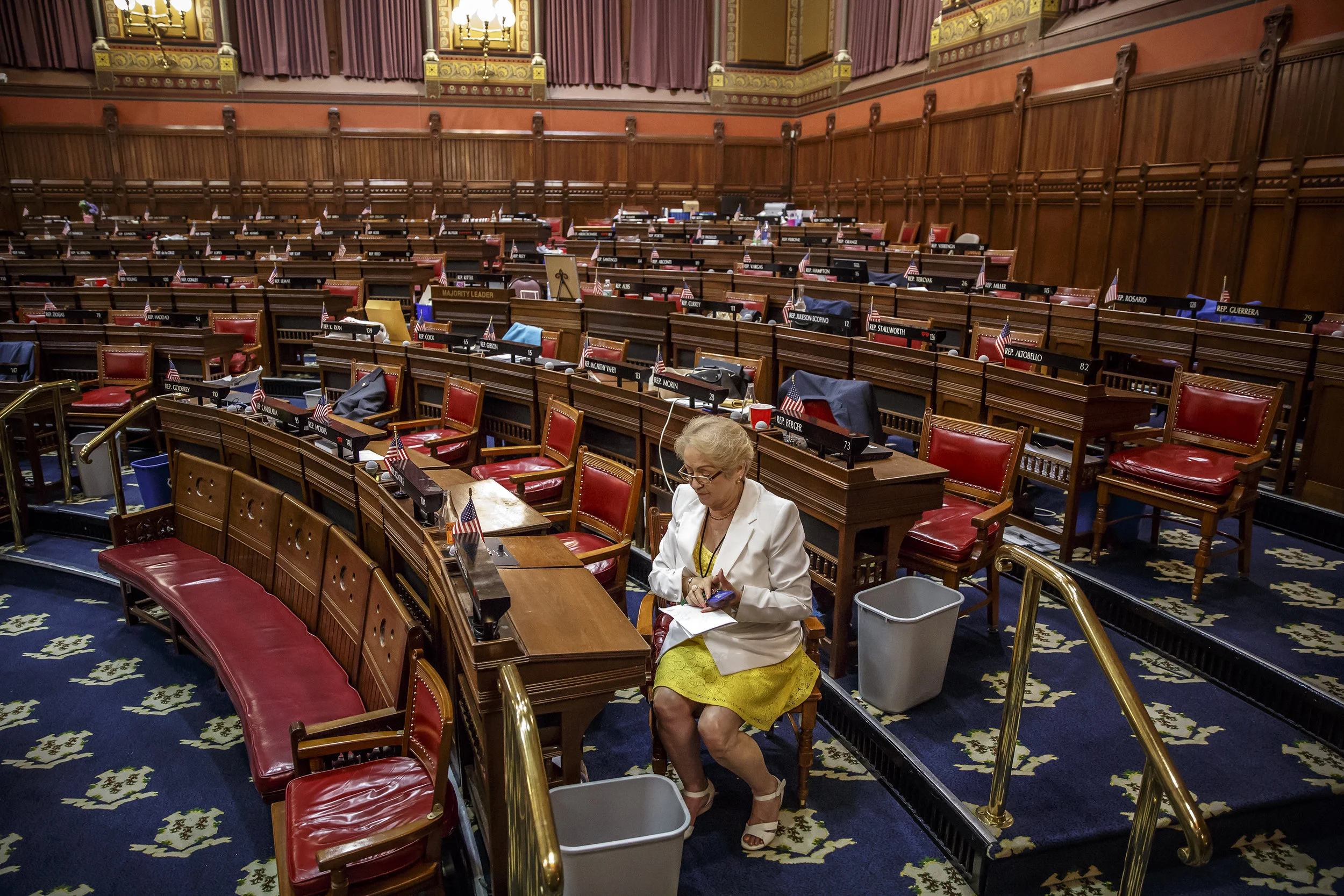 Hartford, Ct. - 05/09/2018 - Final day of the Connecticut legislative session.