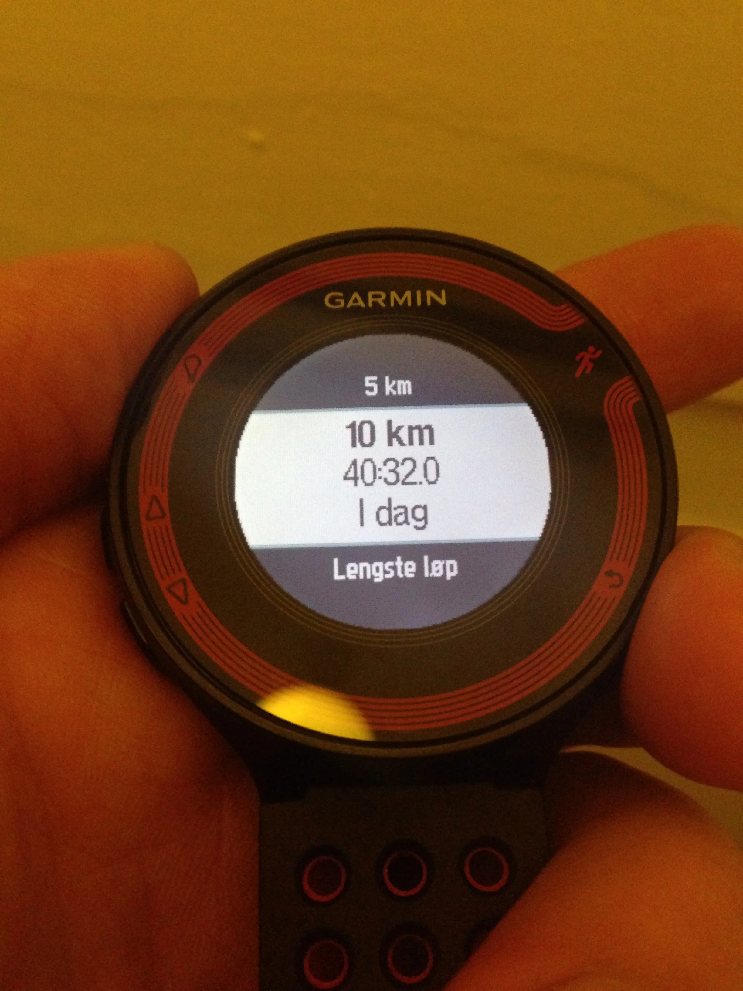 40:32 på 10km, Ny pers. YAY! Ny duppeditt- YAY!