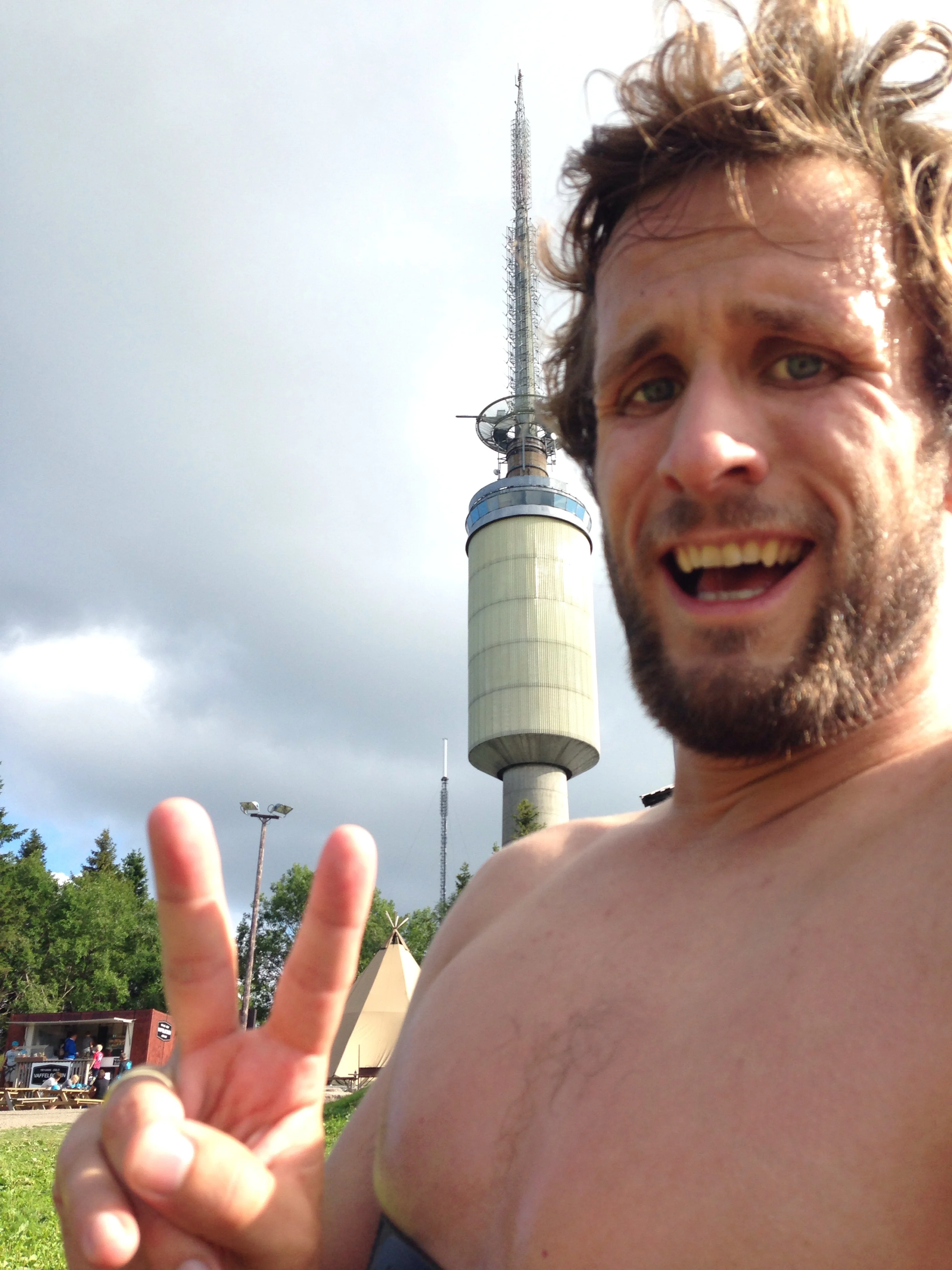 Runde 2 - Che - Pustpes - ck! Hakket mer anstrengt denne gangen.