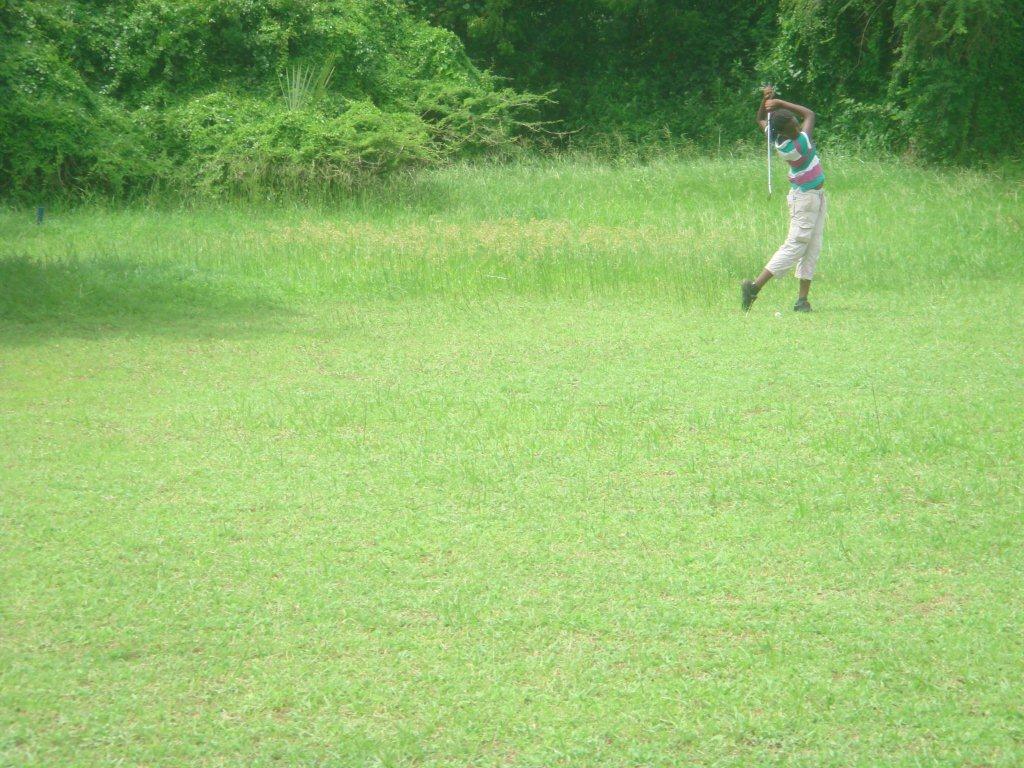 12th fairway after rain