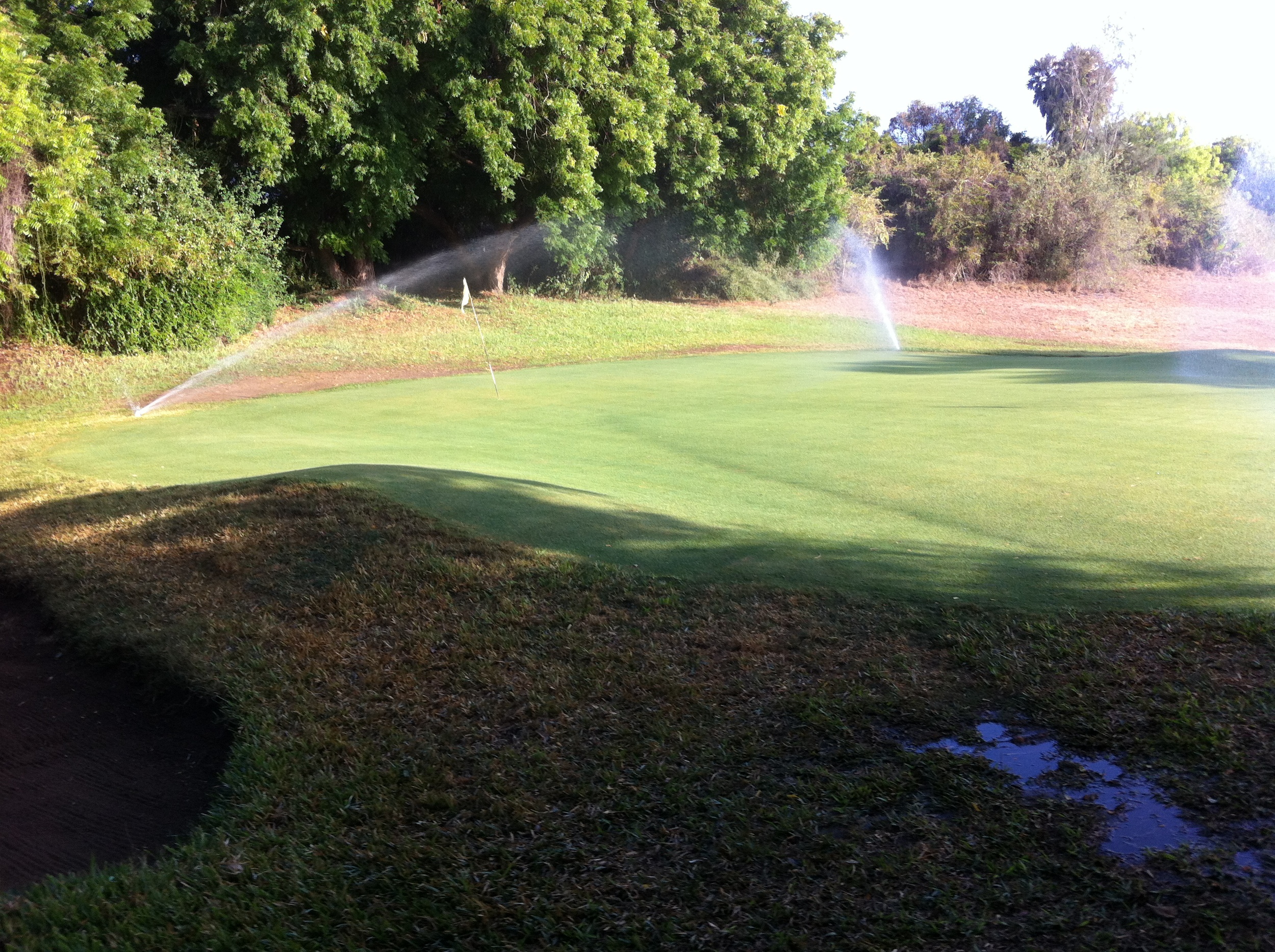 11th green - par 3, 190 yards