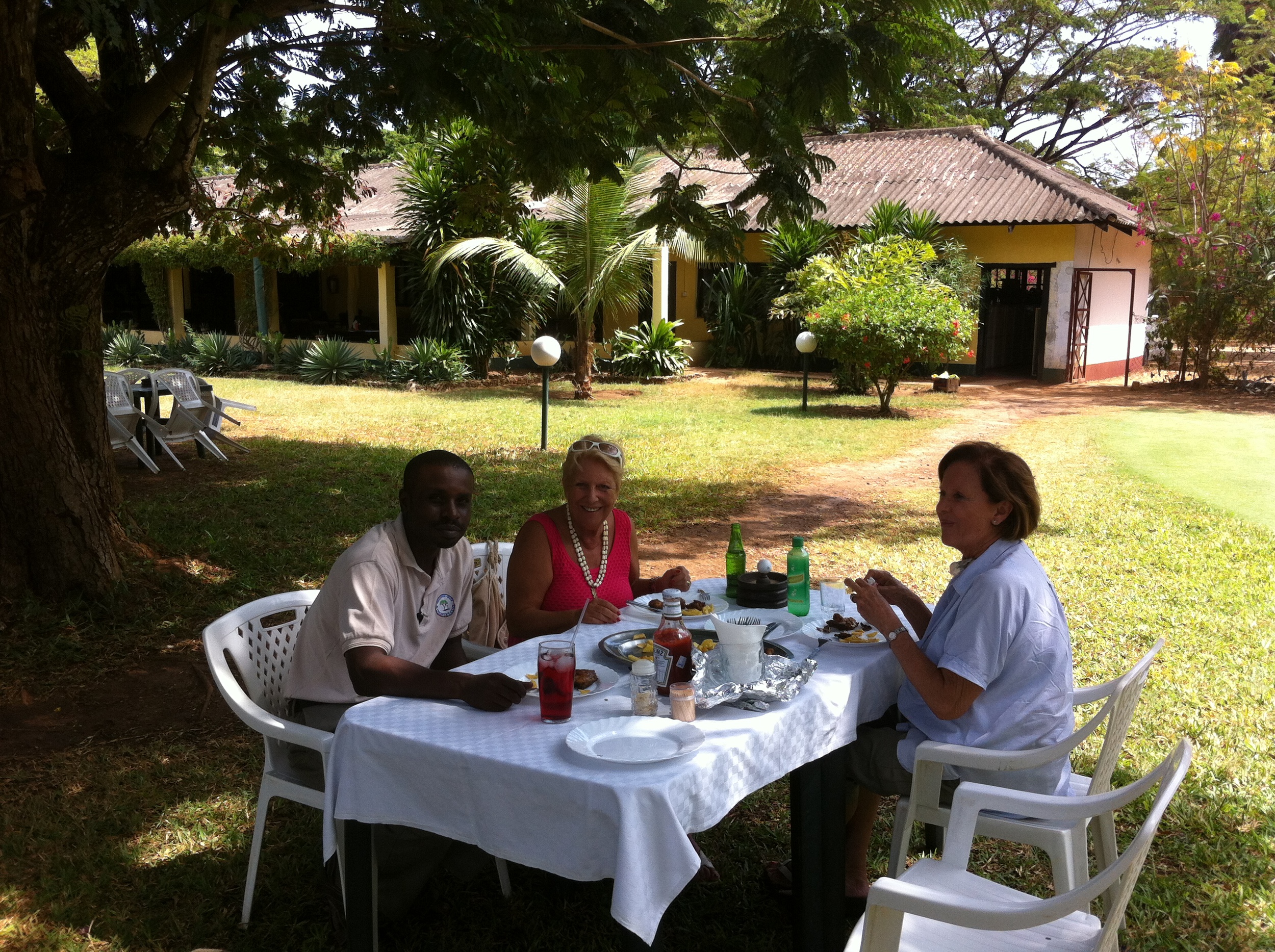 Lunch in the garden