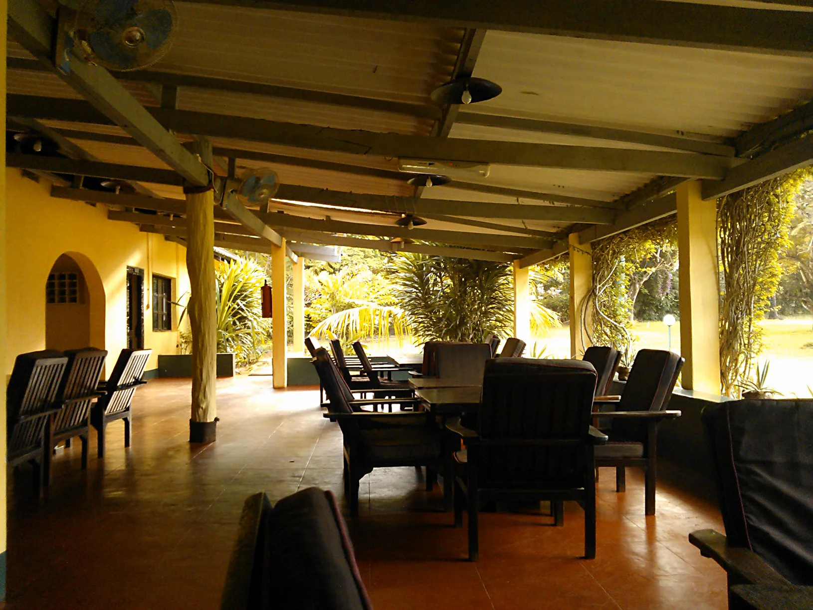 Clubhouse veranda