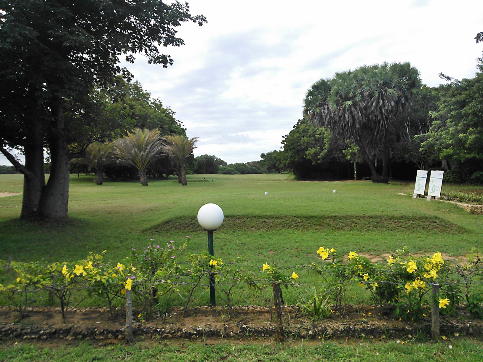 10th tee - 425 yards, par 4