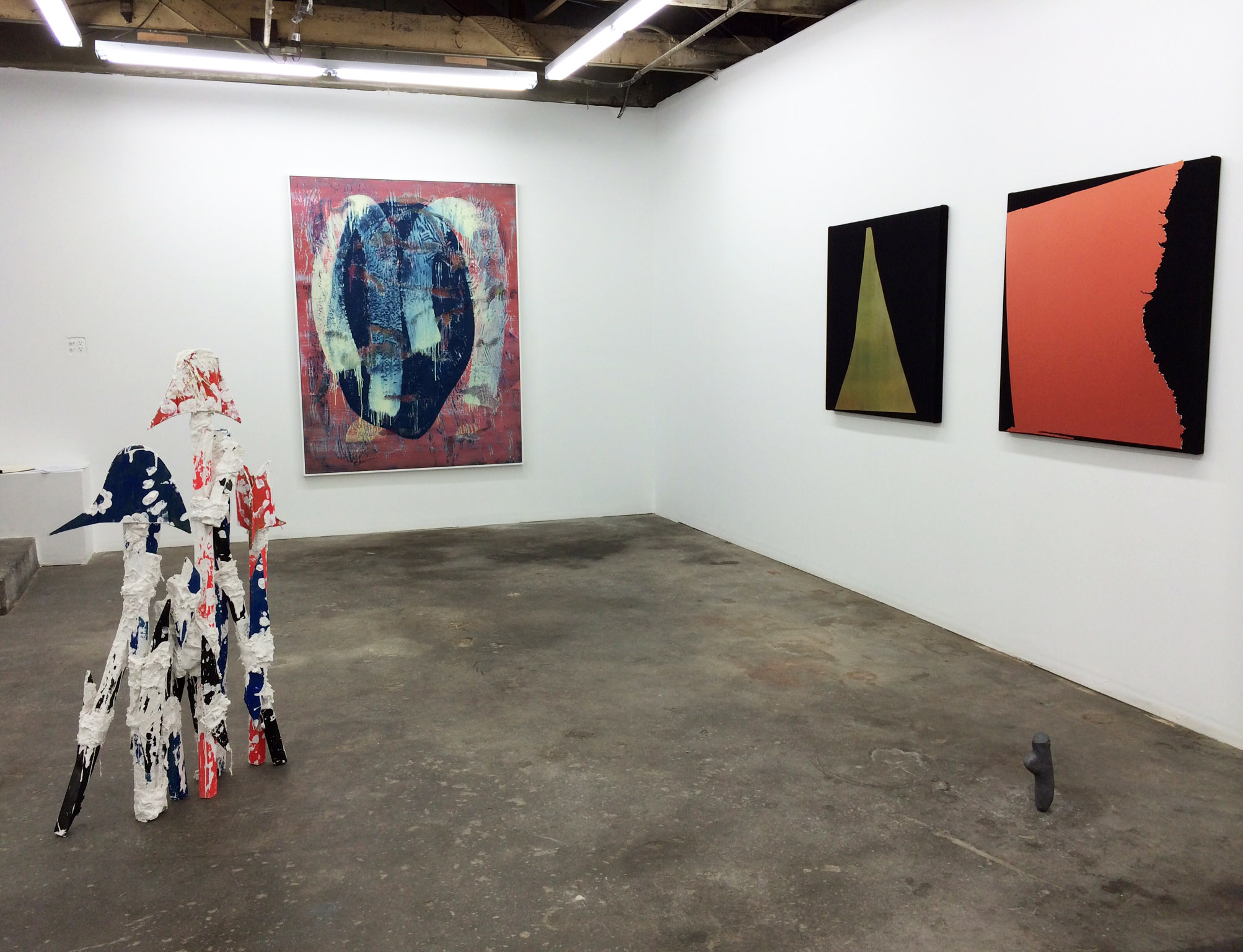 Installation shot Florian Morlat, Jon Pestoni, Kim Fisher and Shana Lutker