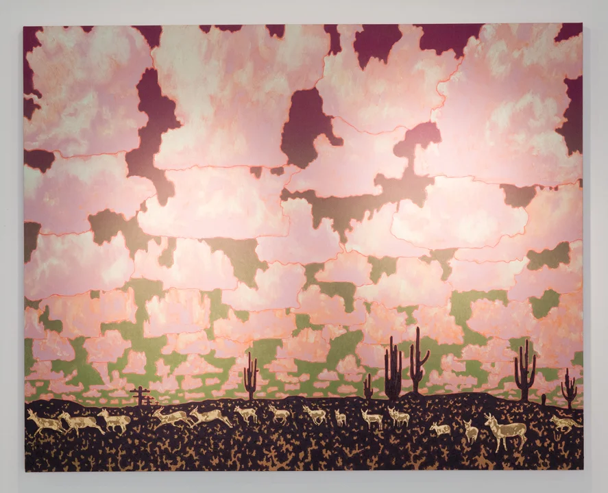 Aaron Morse, Cloud World (#5, Antelope), courtesy of the artist and ACME Los Angeles