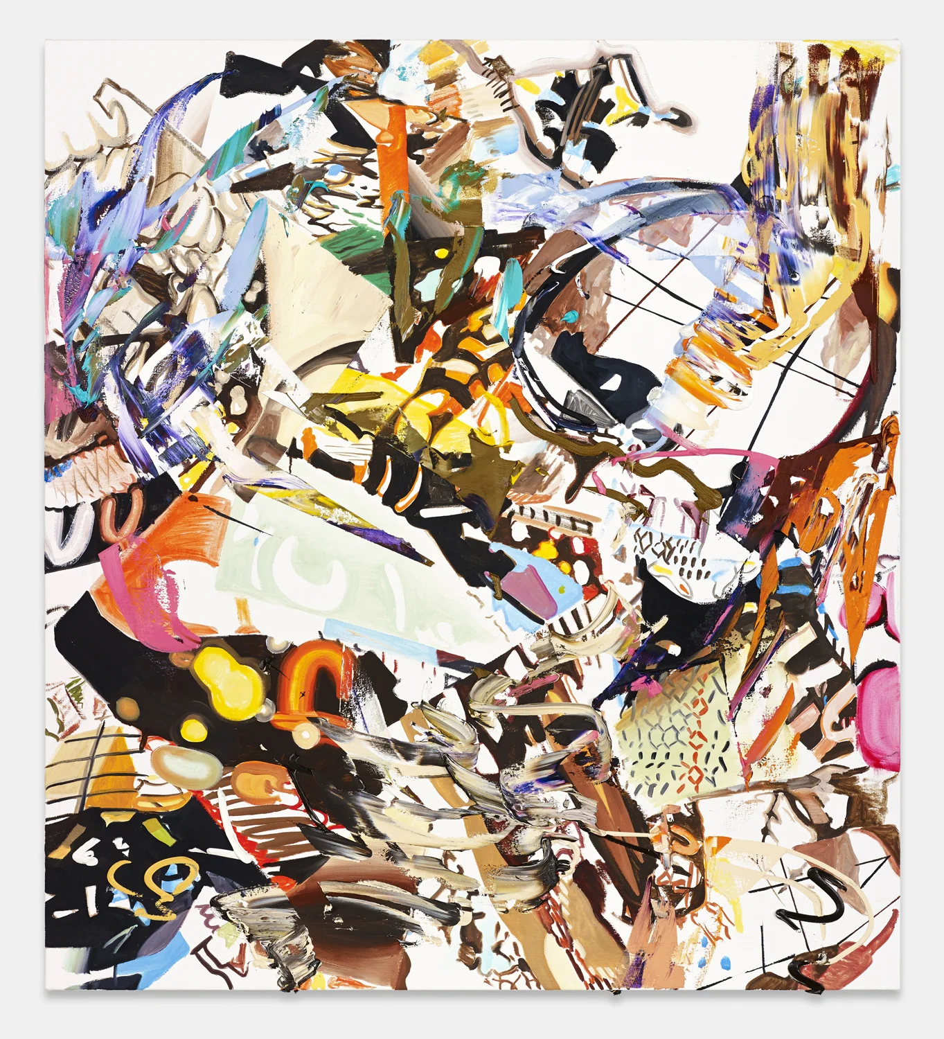 John Williams, U-shapes, 2013, oil on canvas courtesy of the artist and Richard Telles Gallery, Los Angeles, Ca